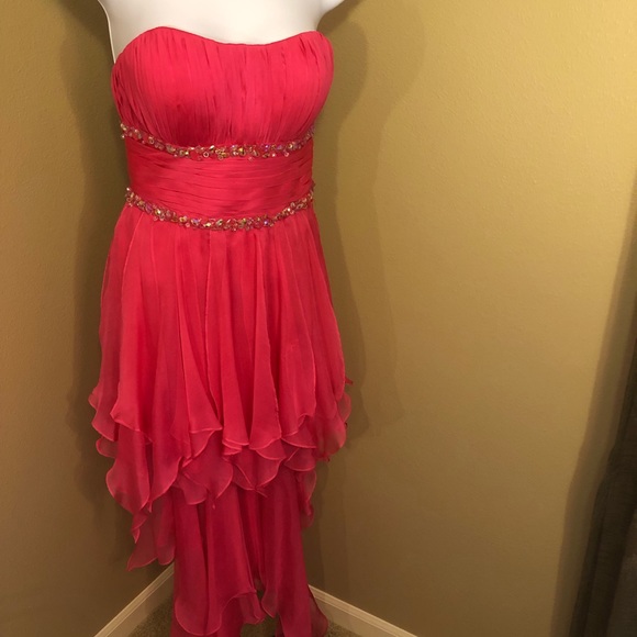 Cache High Low Pink Dress - Picture 6 of 6